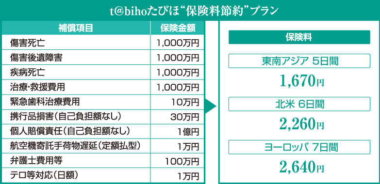 携行品損害 スーツケース たびほ