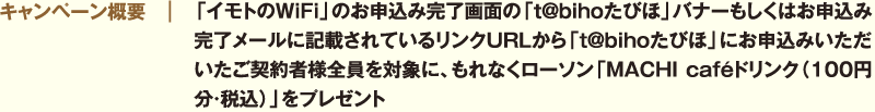 キャンペーン概要
